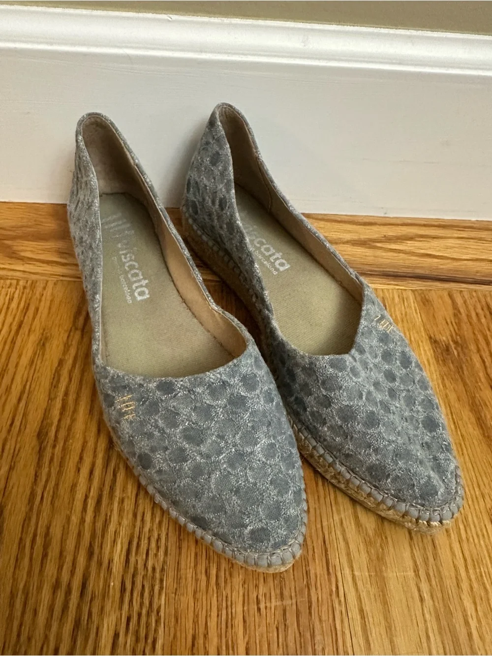 Viscata Barcelona Rascassa Flat Espadrilles in Bubble Blue